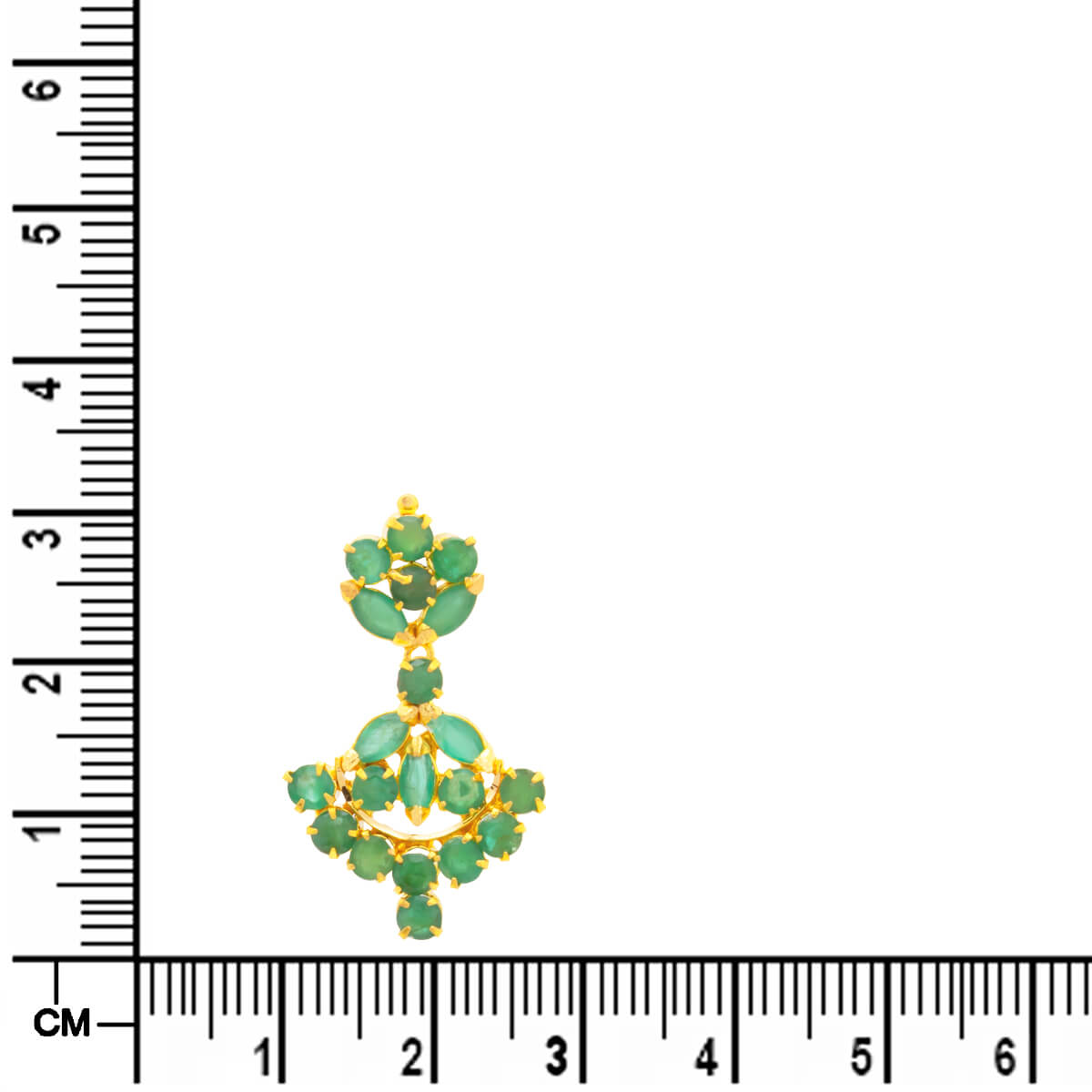 Verdant Elegance Gold Short Necklace