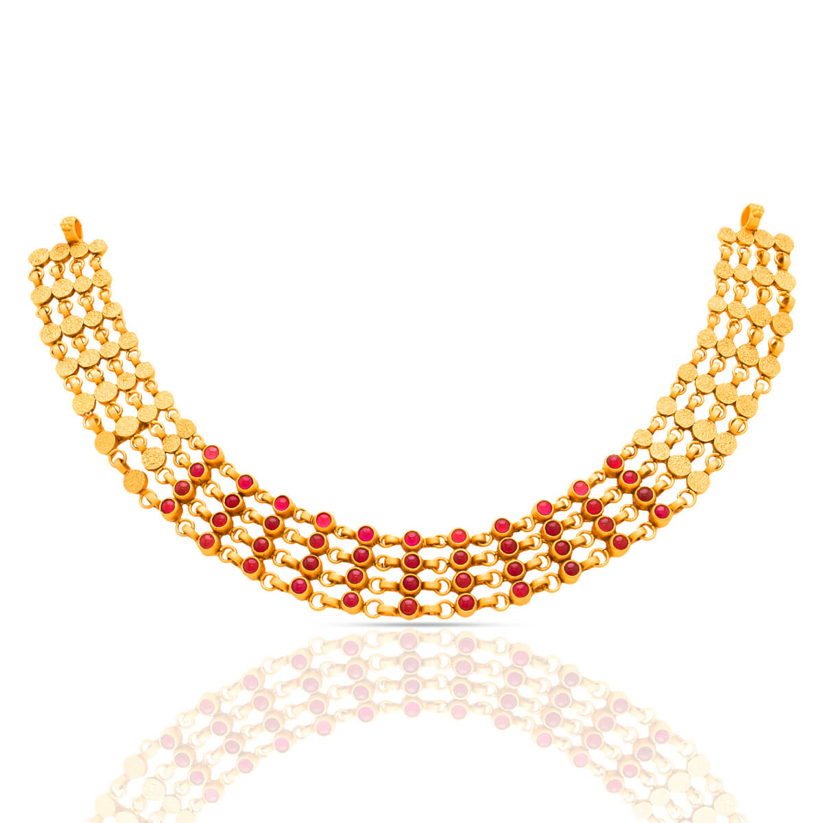 Bold Majestic Gold Short Necklace