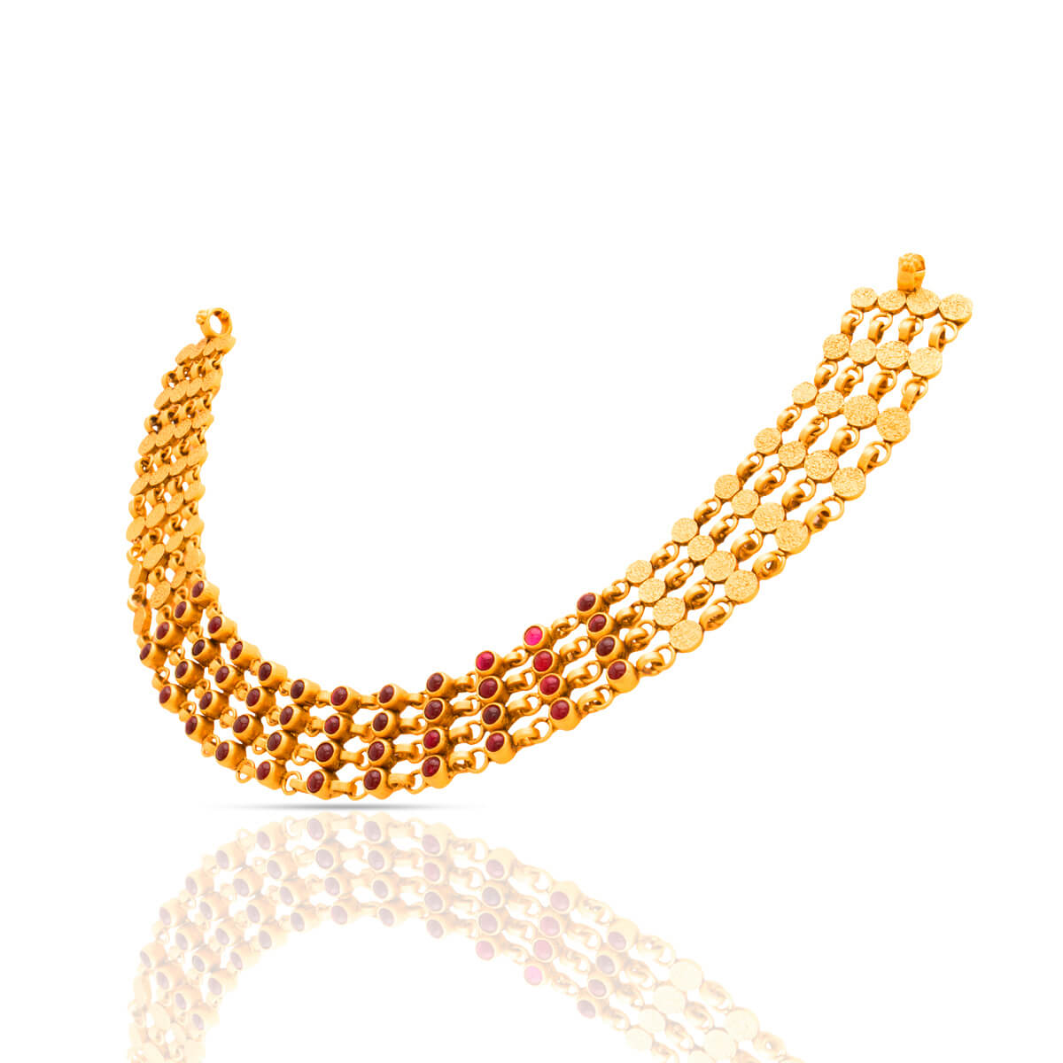 Bold Majestic Gold Short Necklace