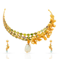 Marvelous Bloom Gold Short Necklace