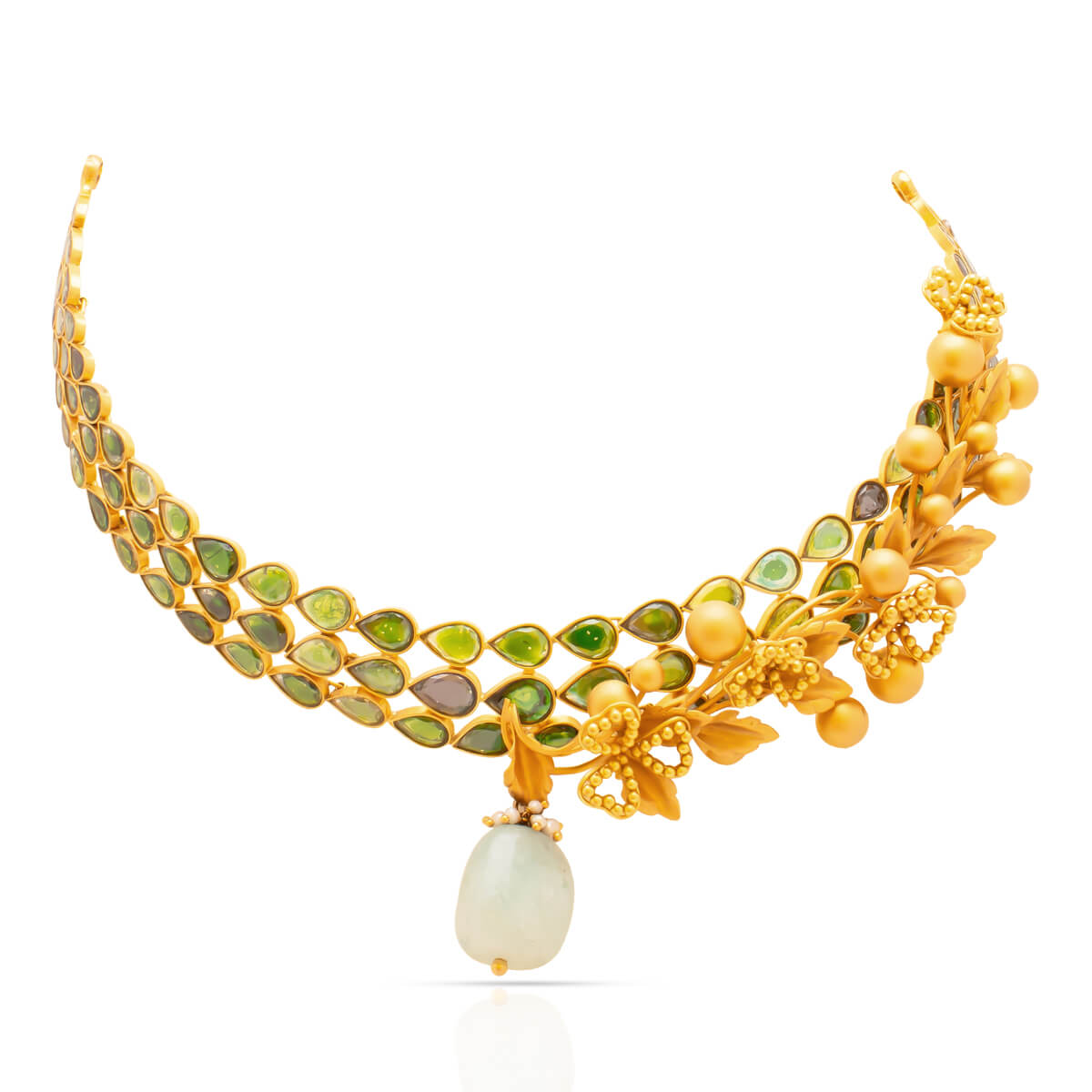Marvelous Bloom Gold Short Necklace
