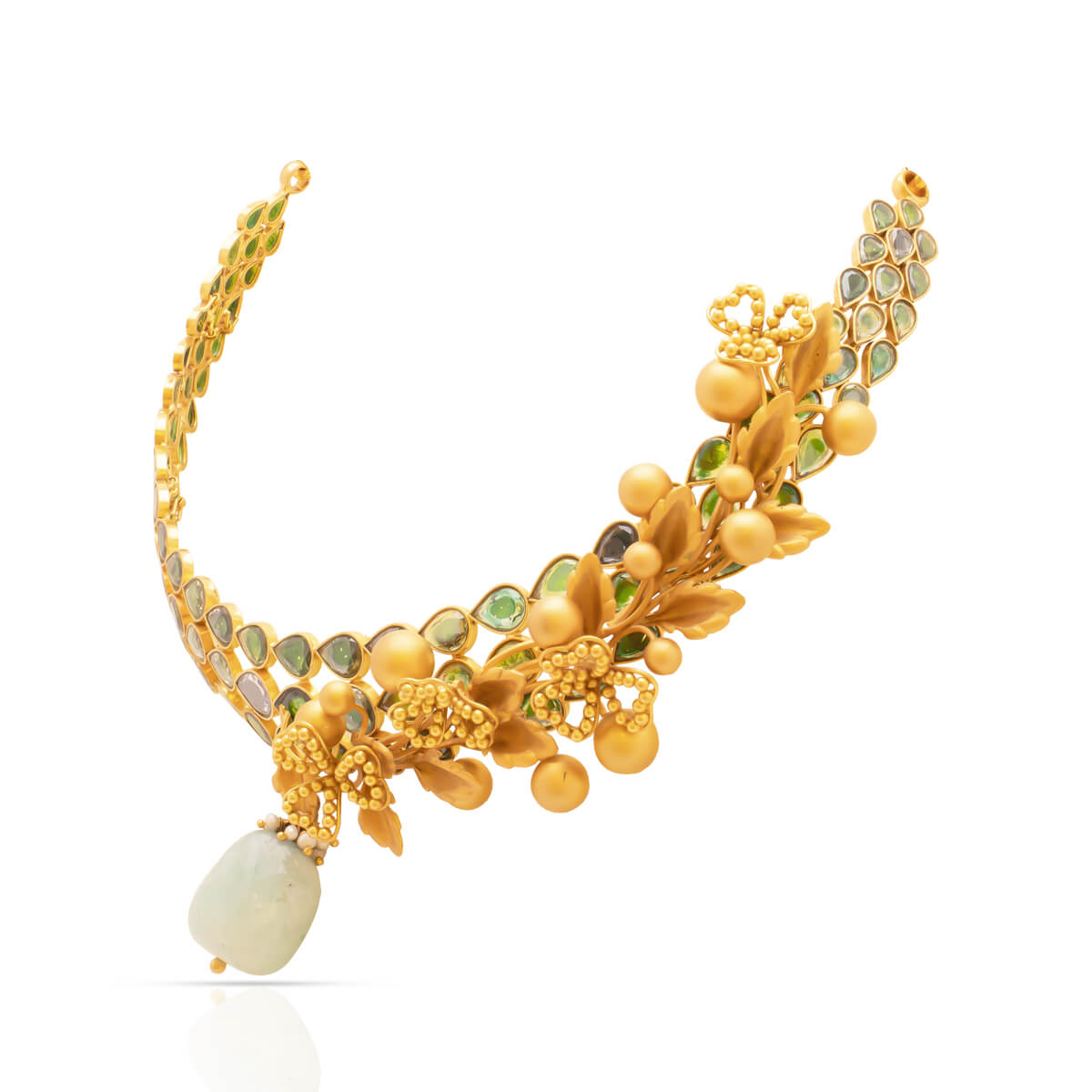 Marvelous Bloom Gold Short Necklace