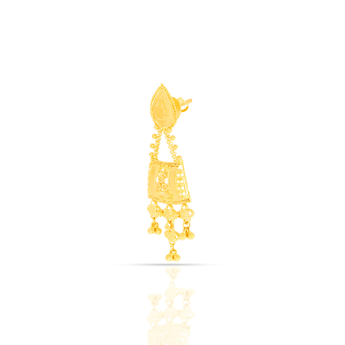 Mesmeric Glory 22K Gold Short Necklace Set