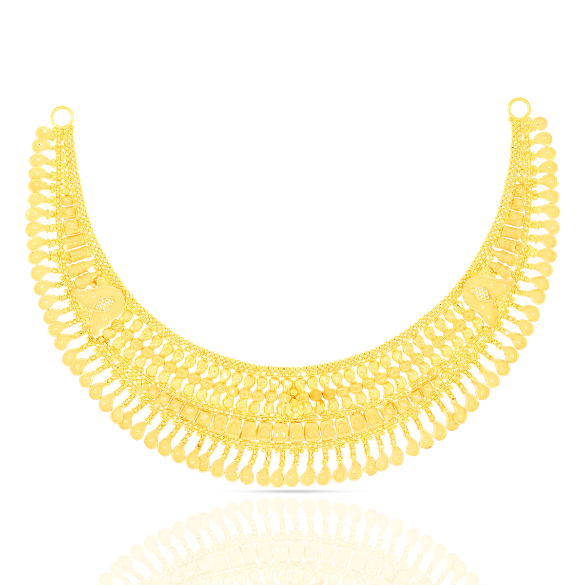 Marvellous Glory 22K Gold Short Necklace Set