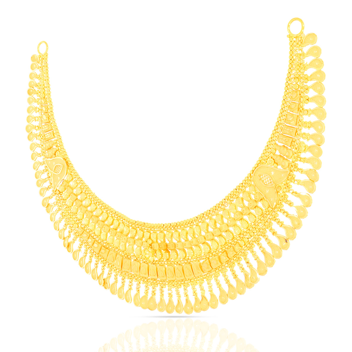 Marvellous Glory 22K Gold Short Necklace Set