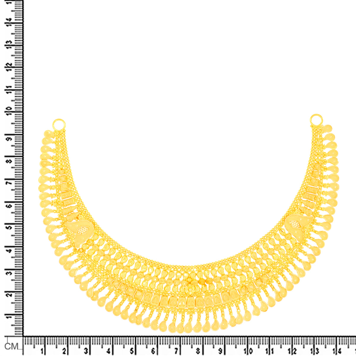 Marvellous Glory 22K Gold Short Necklace Set