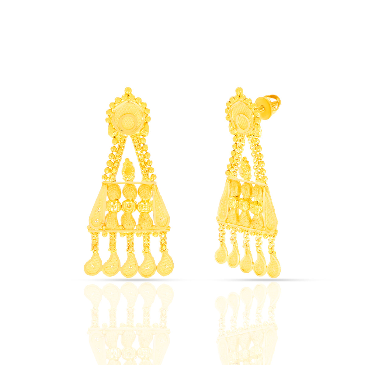 Marvellous Glory 22K Gold Short Necklace Set