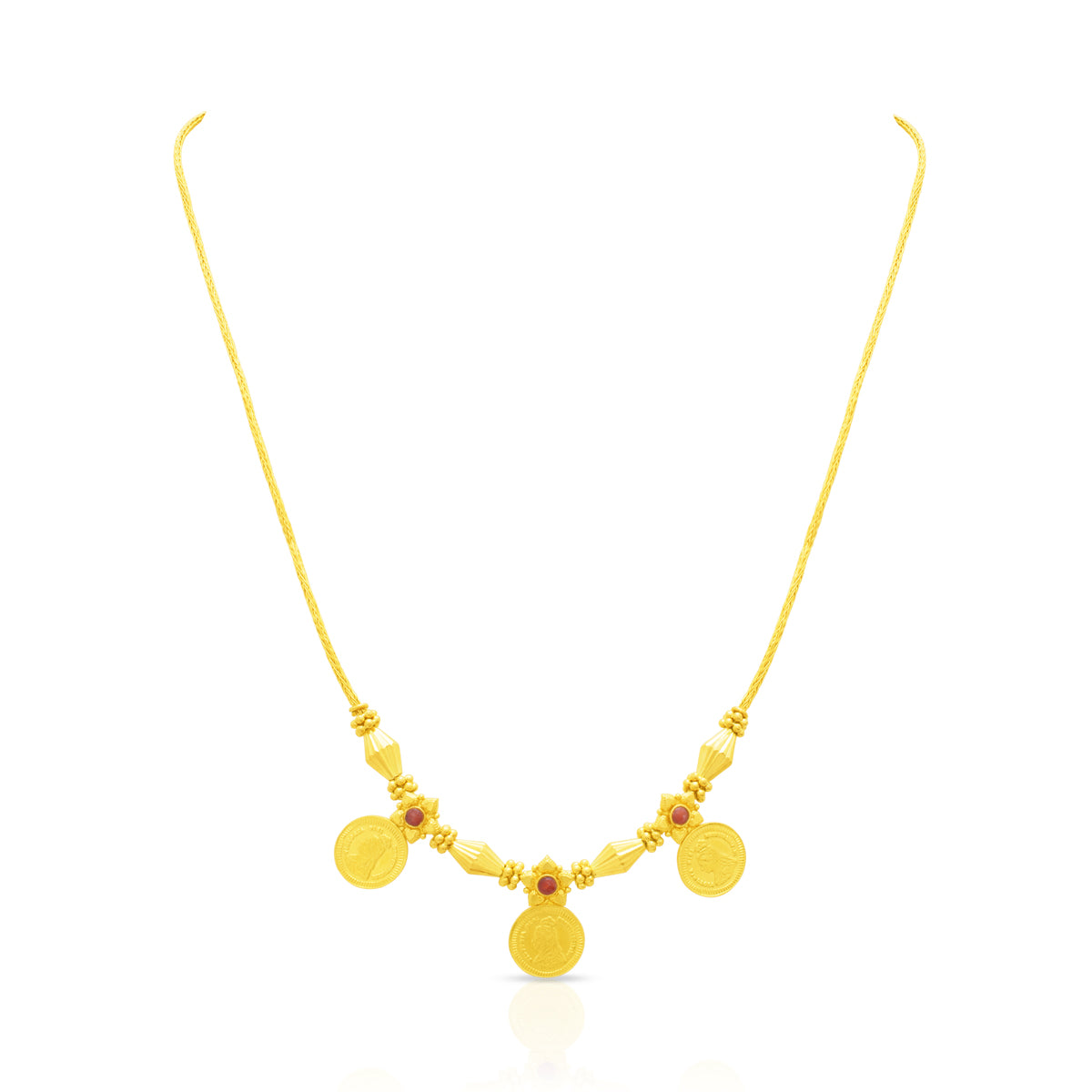 Classy Shine 22K Gold Short Necklace
