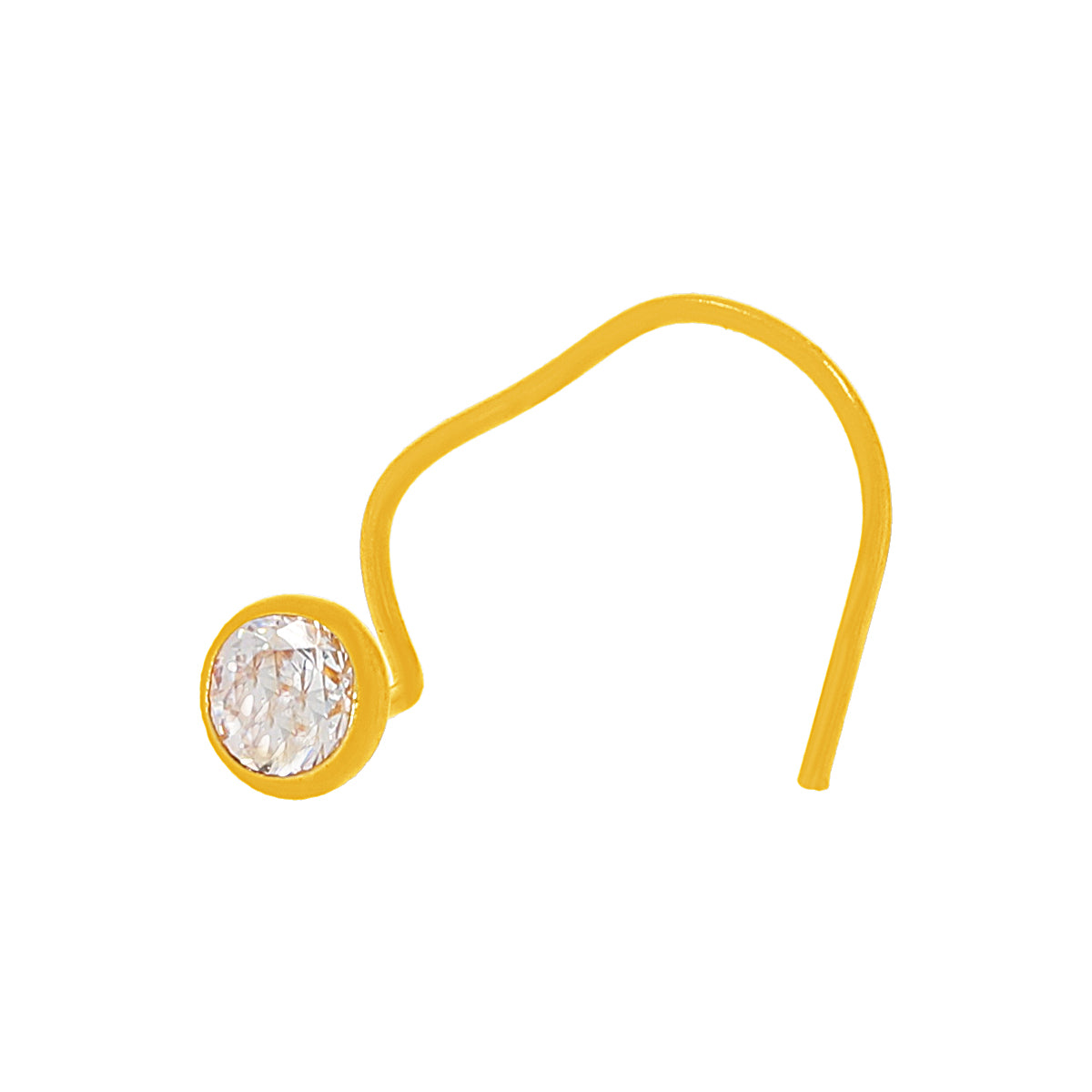 Miniature Beautiful Gold Nosepin