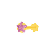 Violet Dazzle Gold Nose Screw