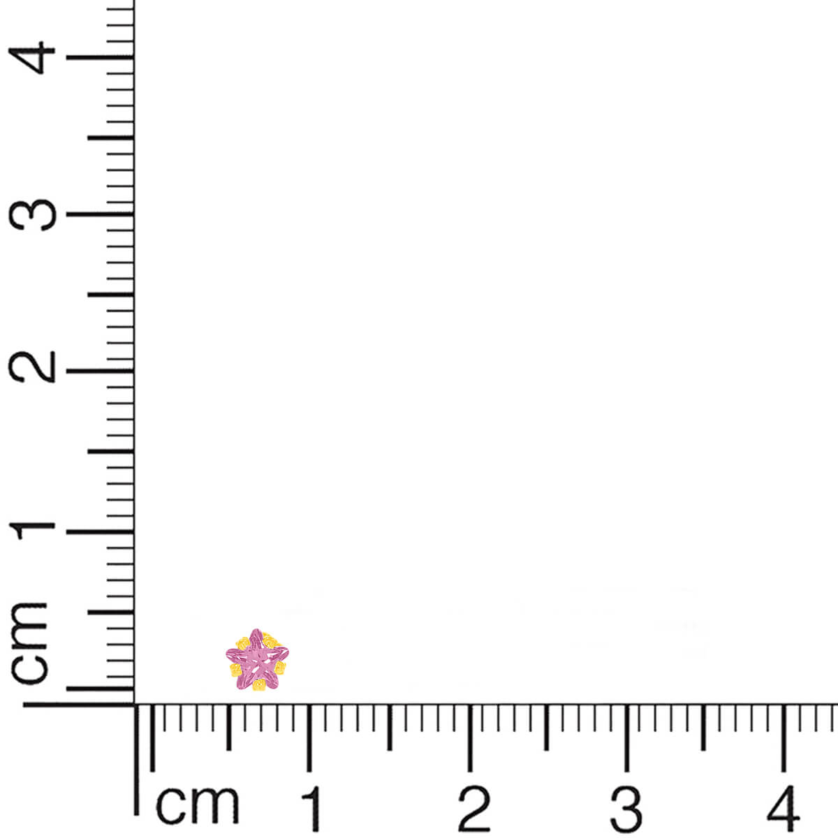 Violet Dazzle Gold Nose Screw