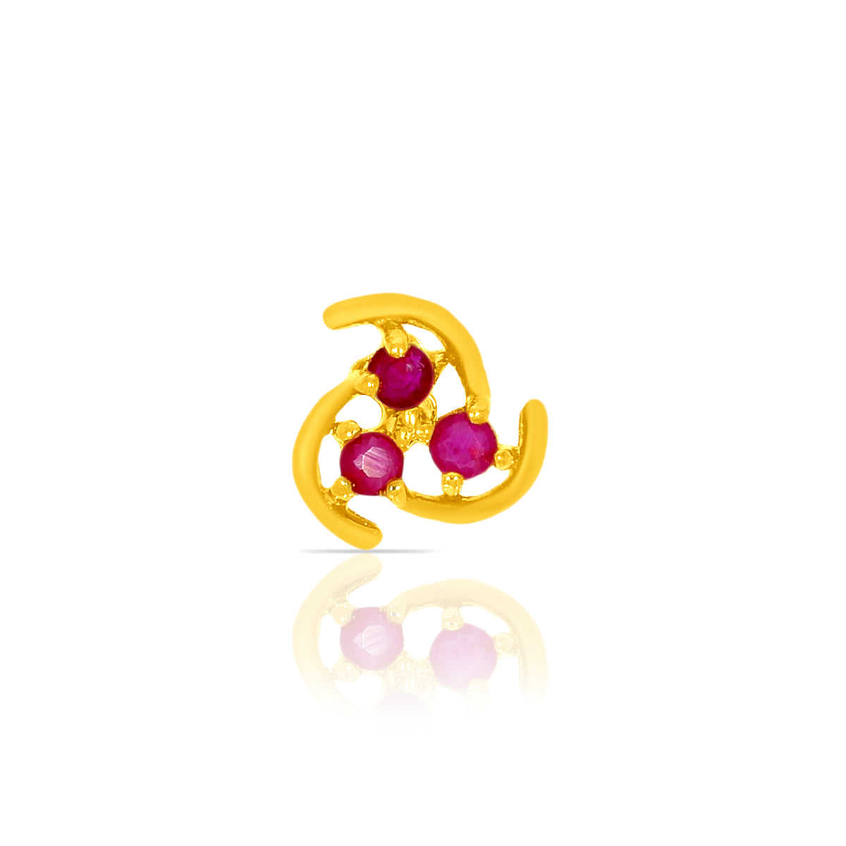 Charm Of Blush Gold Nosepin