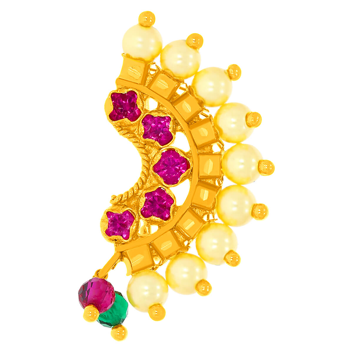 Chromatic Elegance Gold Nath