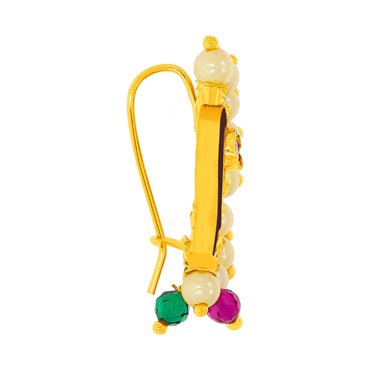 Bright Charm Paisley Gold Nath