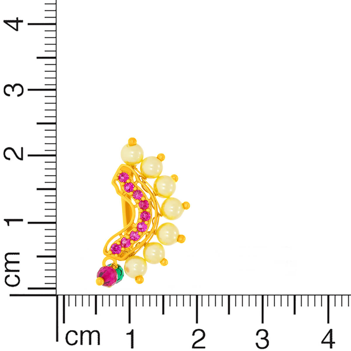 Prismatic Glow Gold Nath