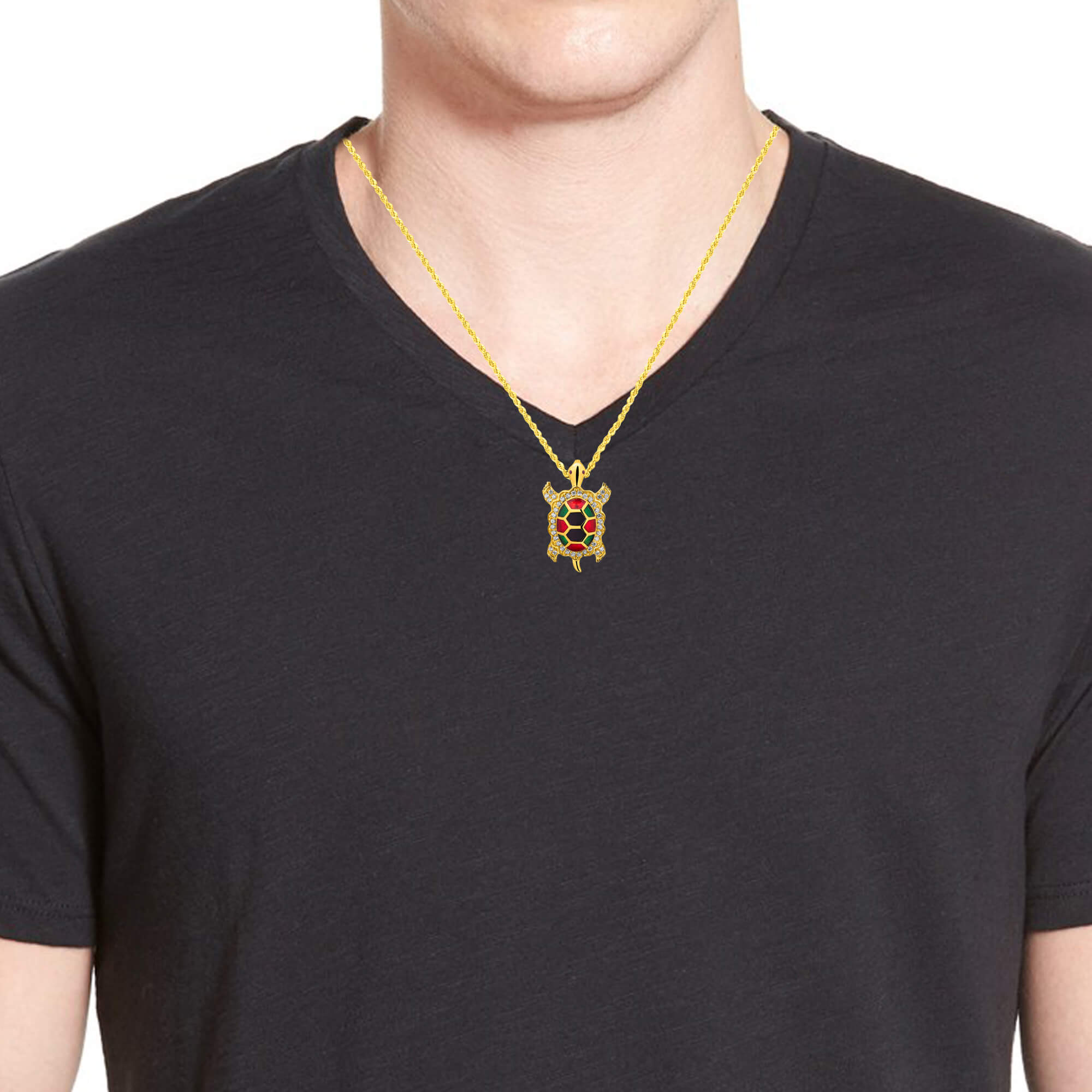 Chroma 22K Gold Pendant