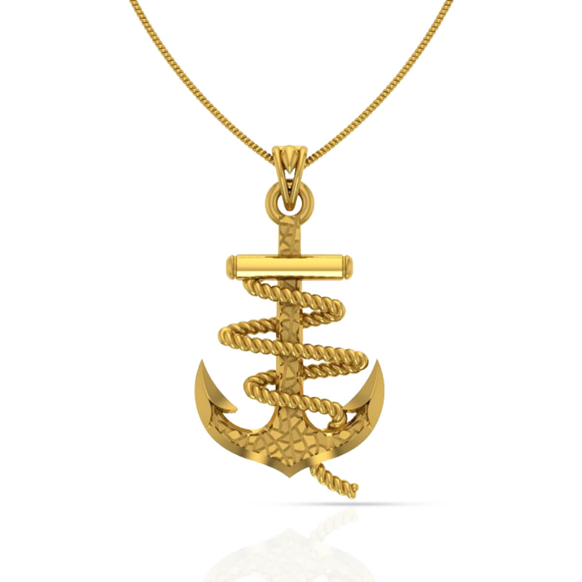 Polished Chivalry Gold Pendant22K