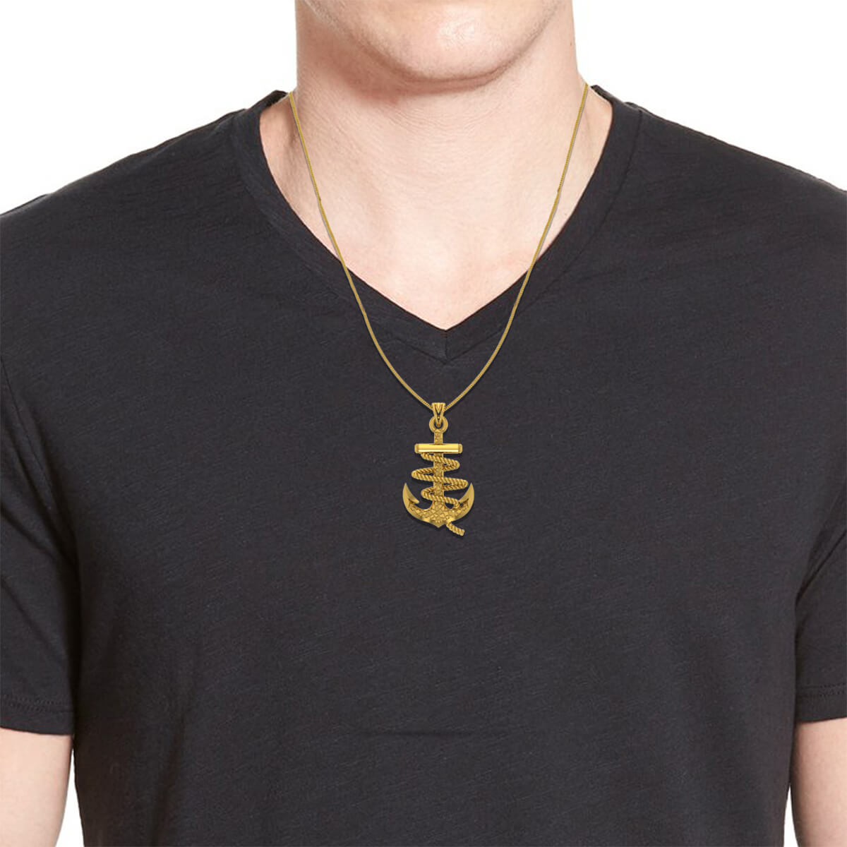 Polished Chivalry Gold Pendant22K