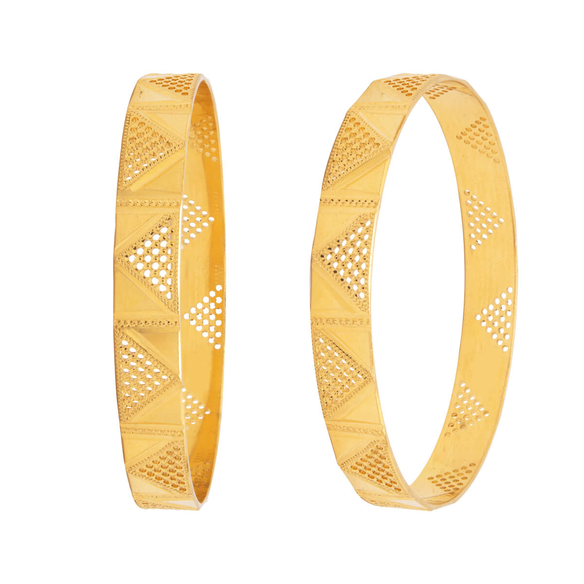 Gracile Elegance Gold Bangle