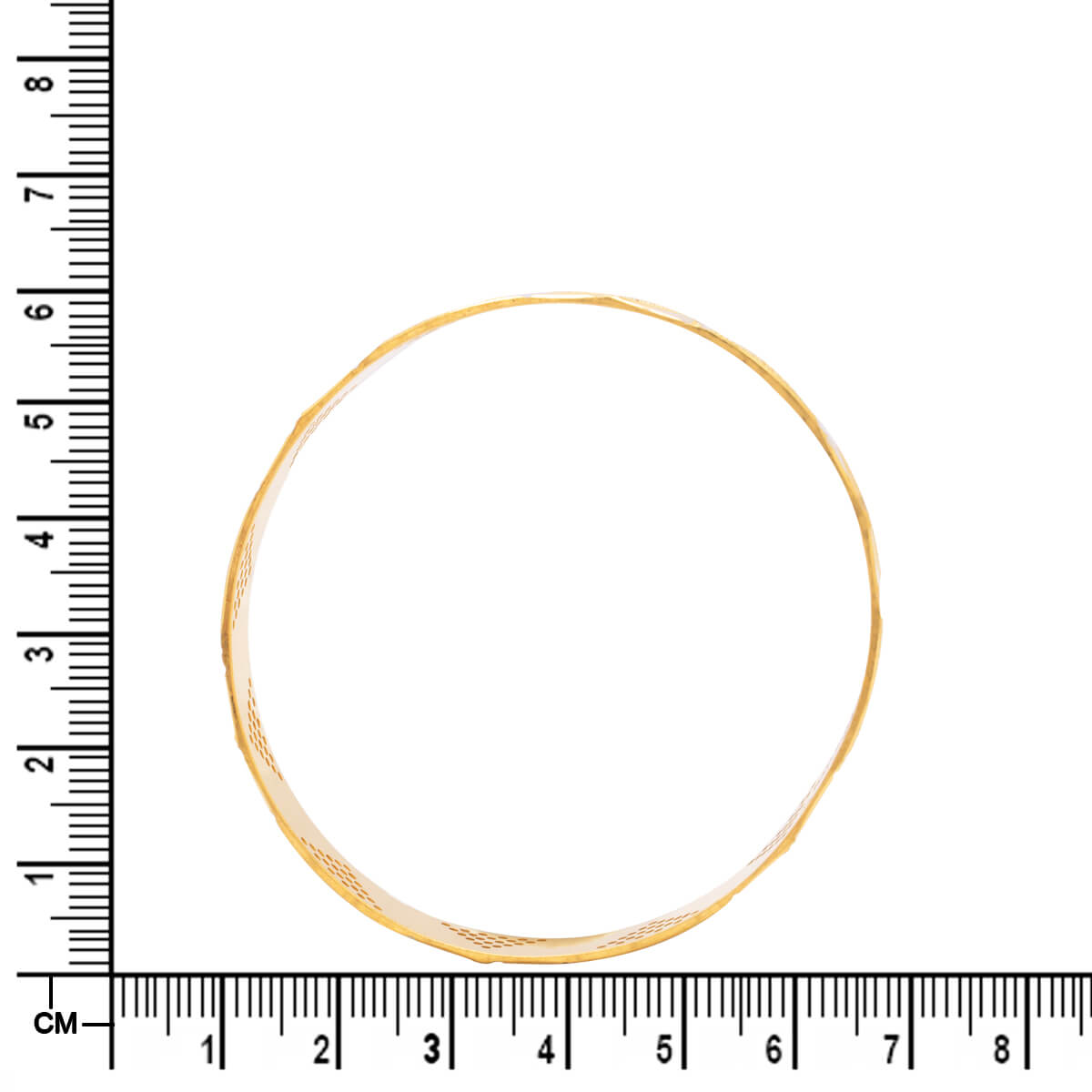 Gracile Elegance Gold Bangle