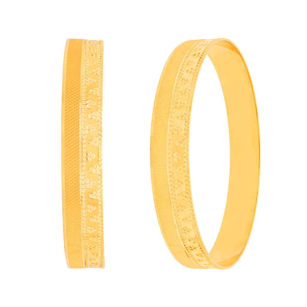 Regal Edge Gold Bangle