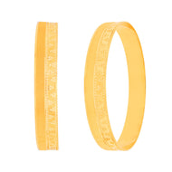 Regal Edge Gold Bangle