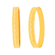 Slender Lustrous Gold Bangle