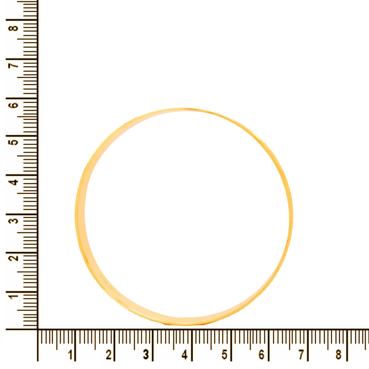 Slender Lustrous Gold Bangle