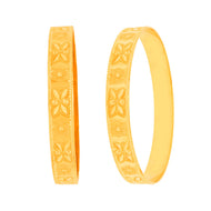 Royal Floral Grace Gold Bangle