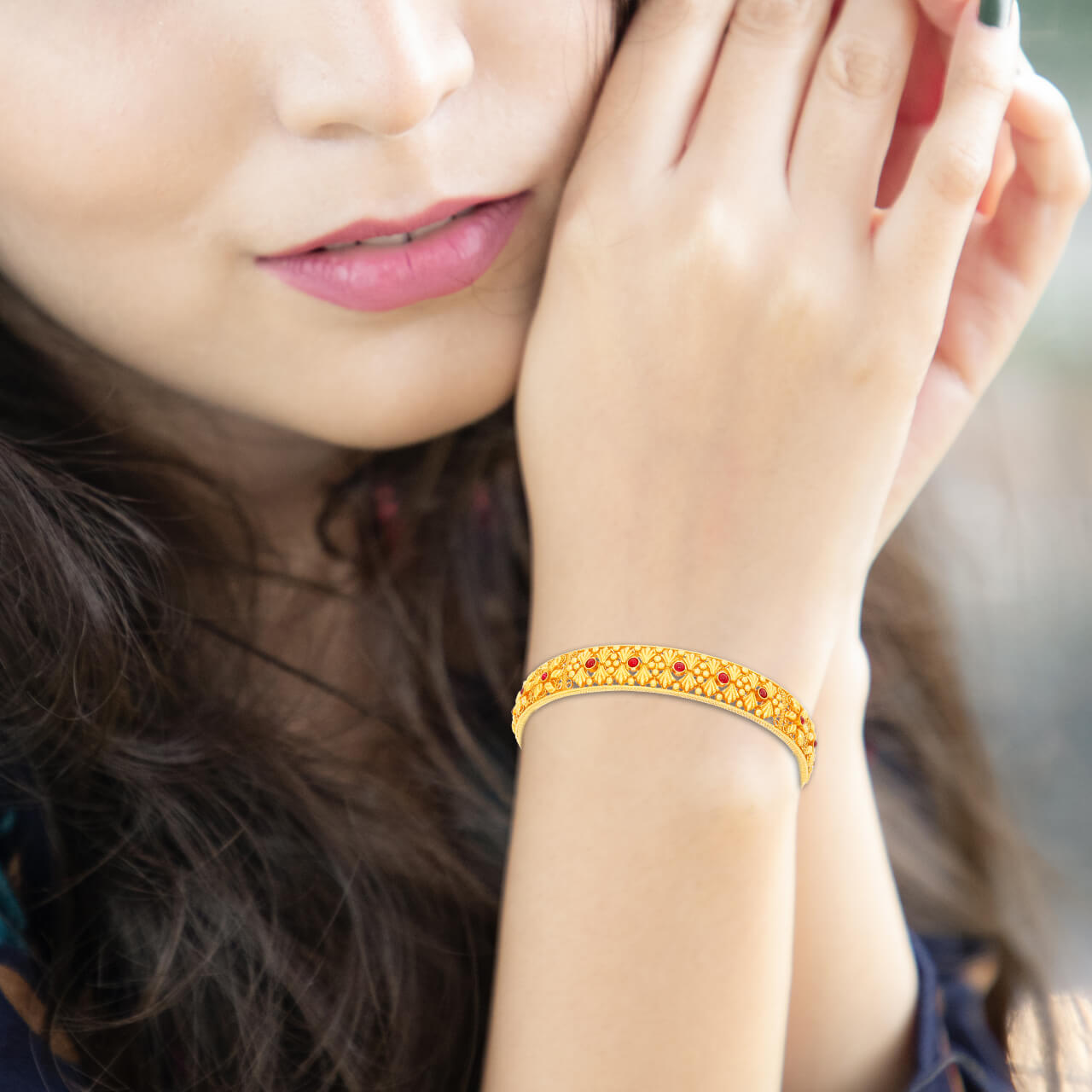 Simply Graceful Gold Bangle