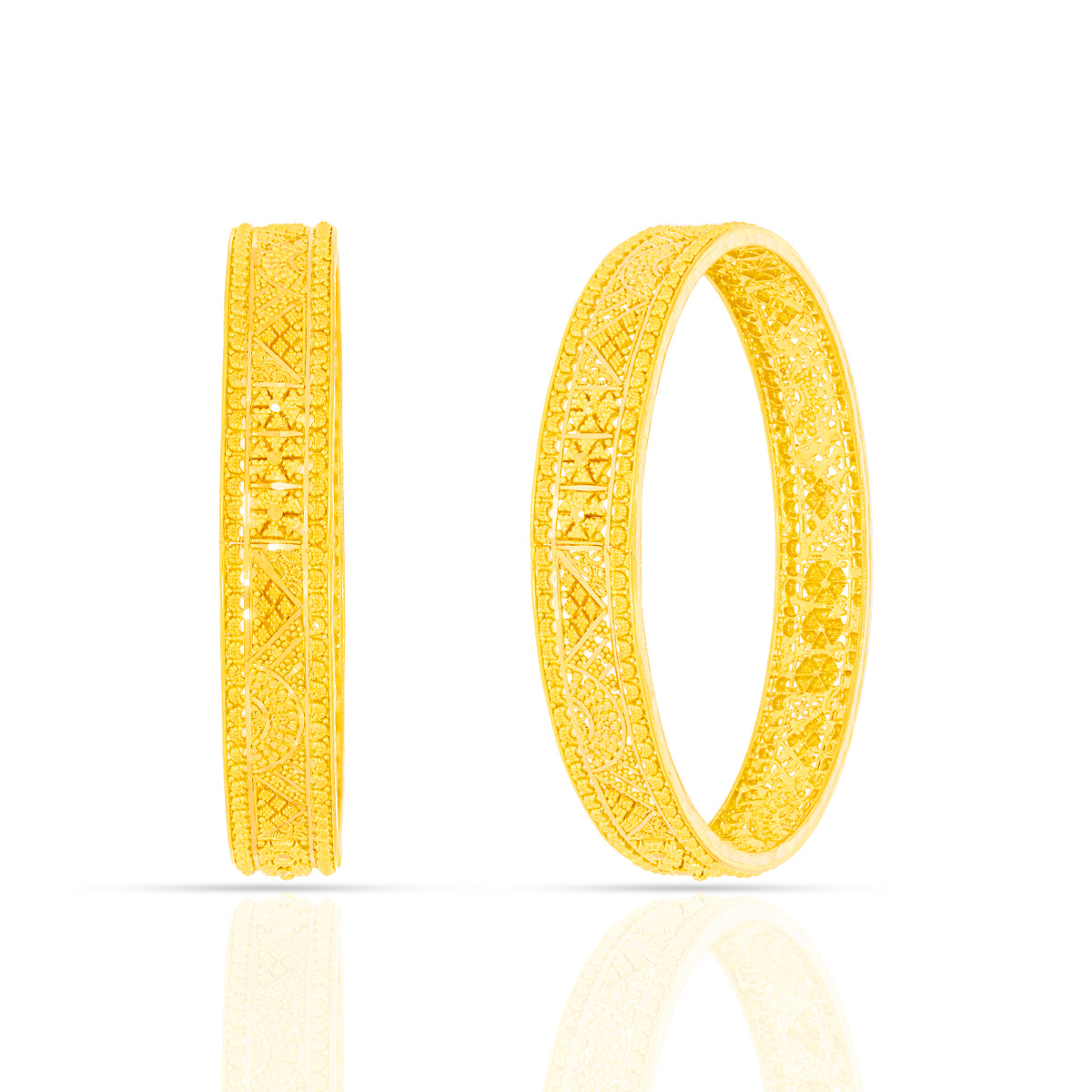 The Golden Symphony Gold Bangles