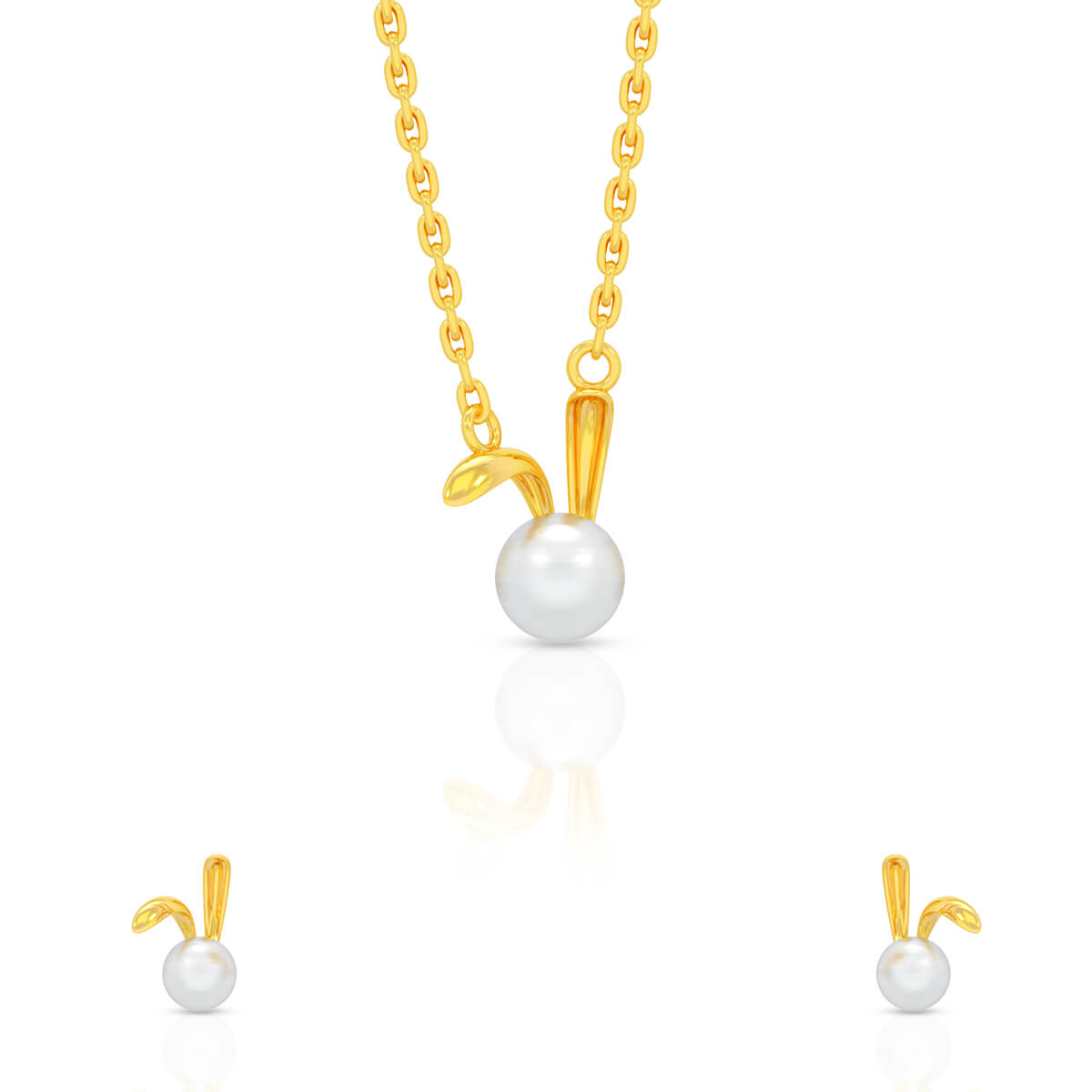 Pure Grace 22K Gold Pendant Set