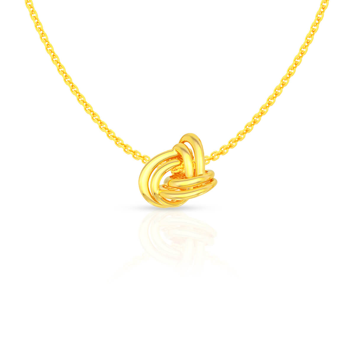 Mesmeric Bloom 22K Gold Pendant Set