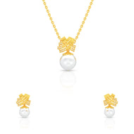 Minimalist Glow 22K Gold Pendant Set