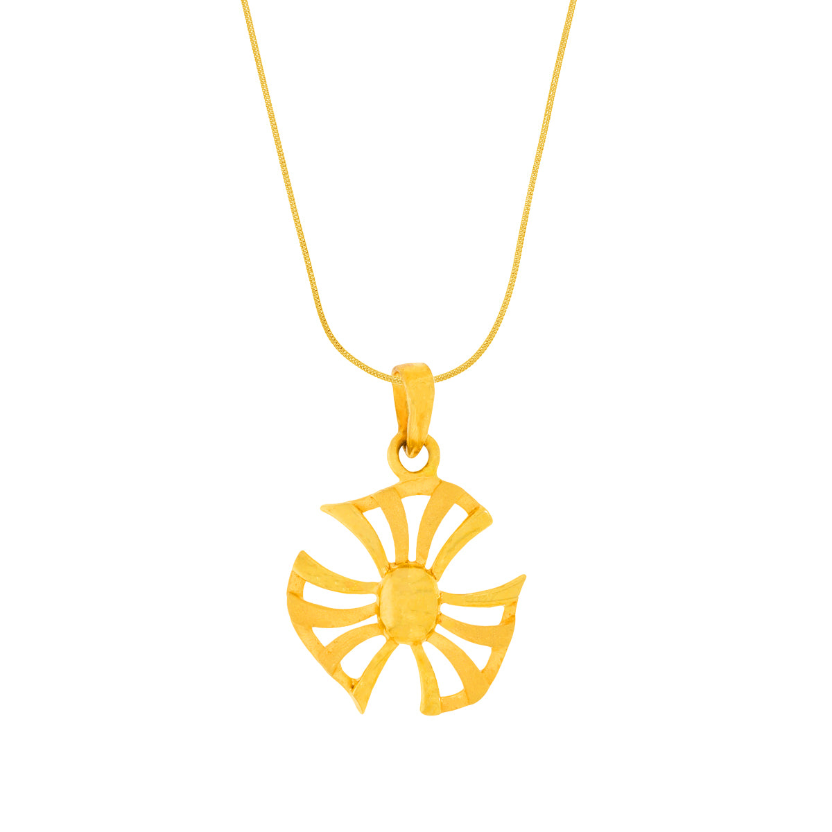 Cheerful Clover Gold Pendant Set
