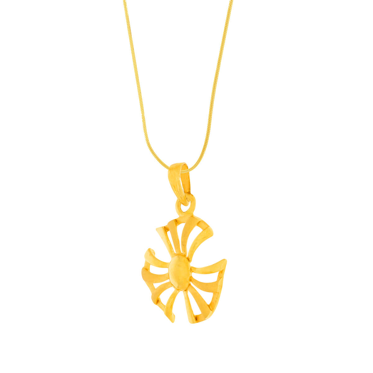 Cheerful Clover Gold Pendant Set