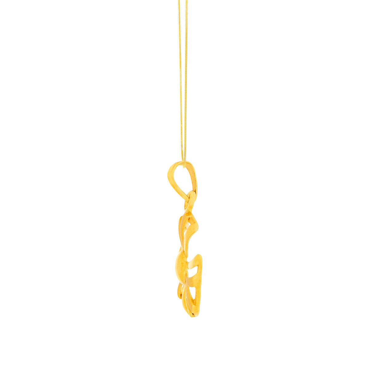 Cheerful Clover Gold Pendant Set