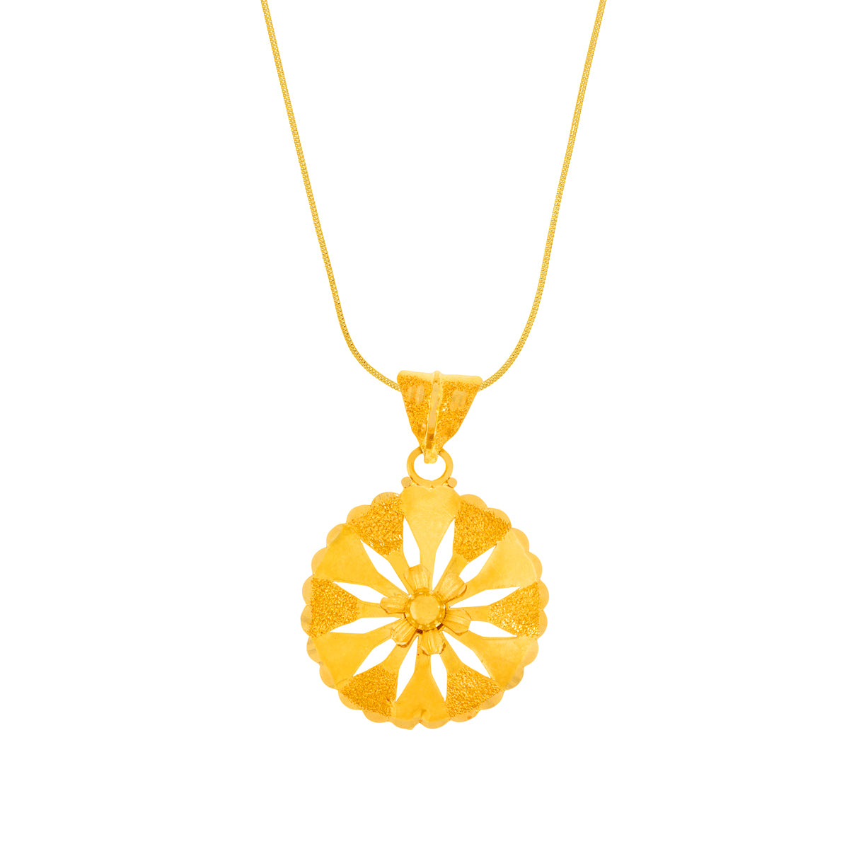 Cheerful Glow Gold Pendant Set