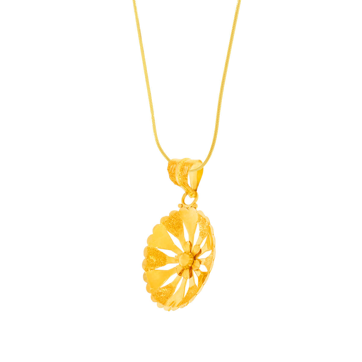 Cheerful Glow Gold Pendant Set