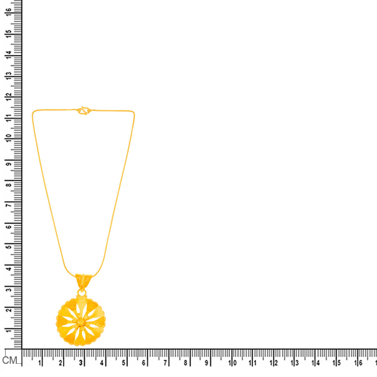 Cheerful Glow Gold Pendant Set