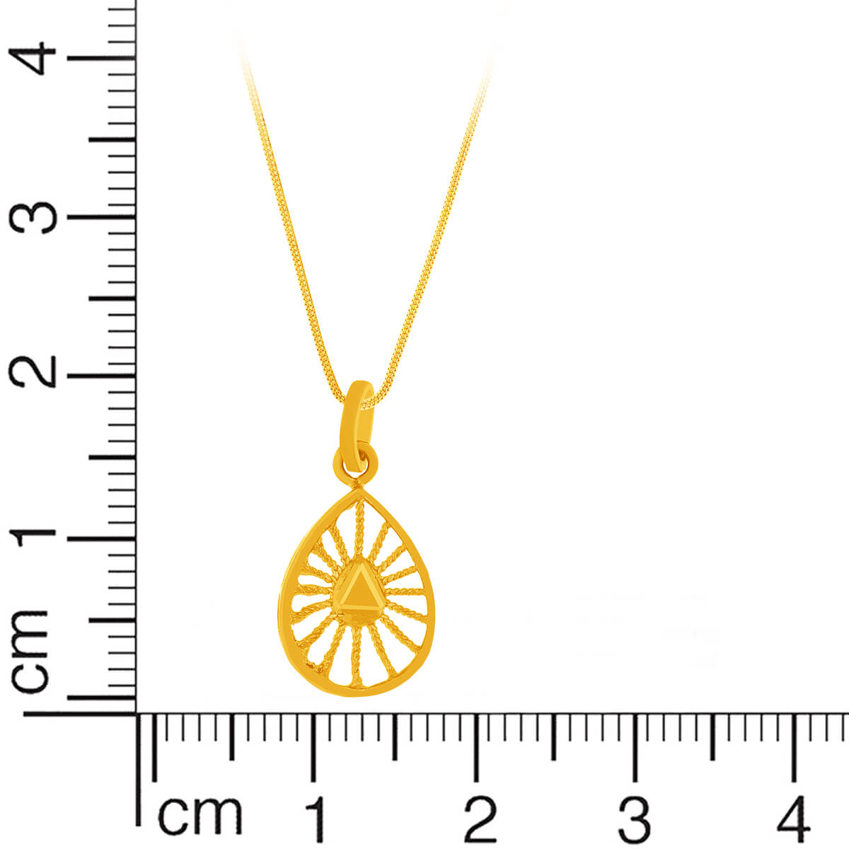 Cheerful Grace Gold Pendant Set