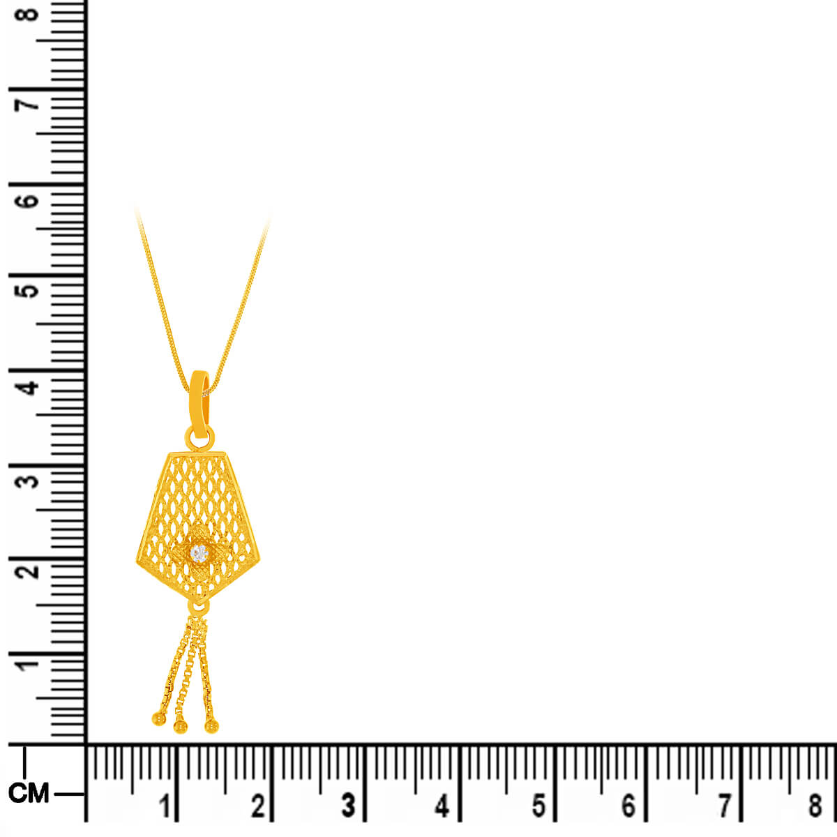 Pure Elegance Gold Pendant Set
