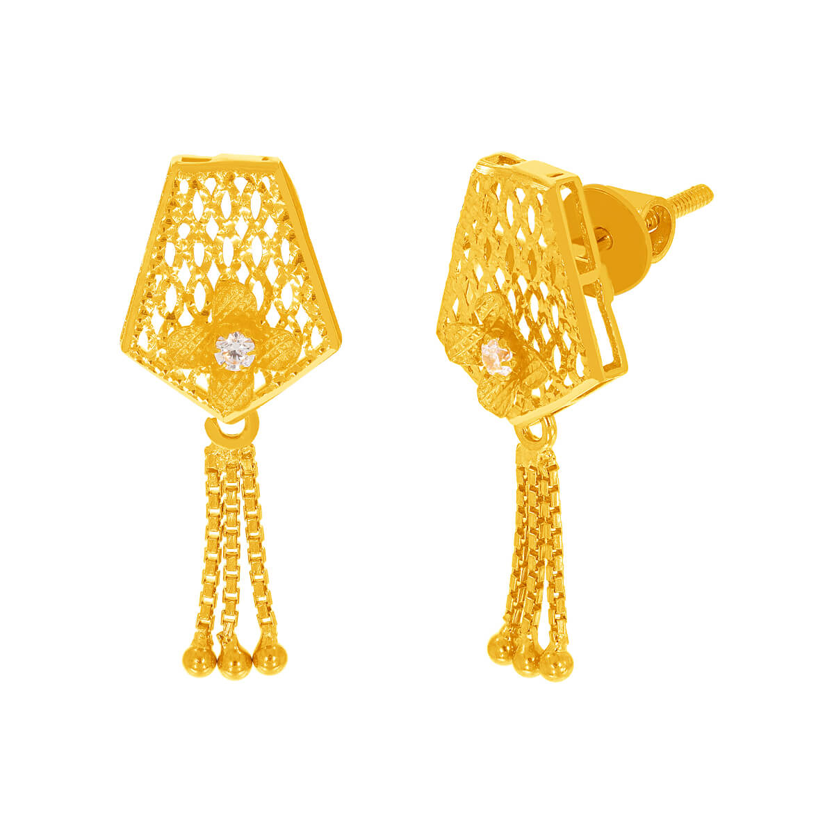 Pure Elegance Gold Pendant Set