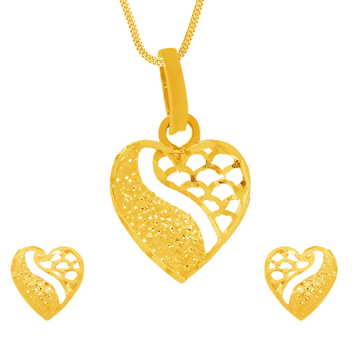 Radiance Of Joy Gold Pendant Set