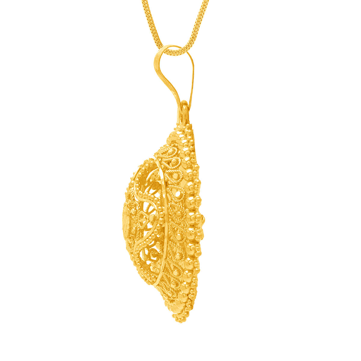 Vintage Flair Gold Pendant Set