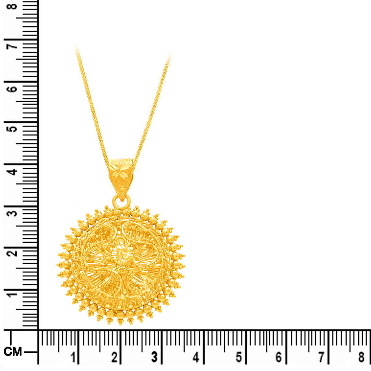 Vintage Flair Gold Pendant Set
