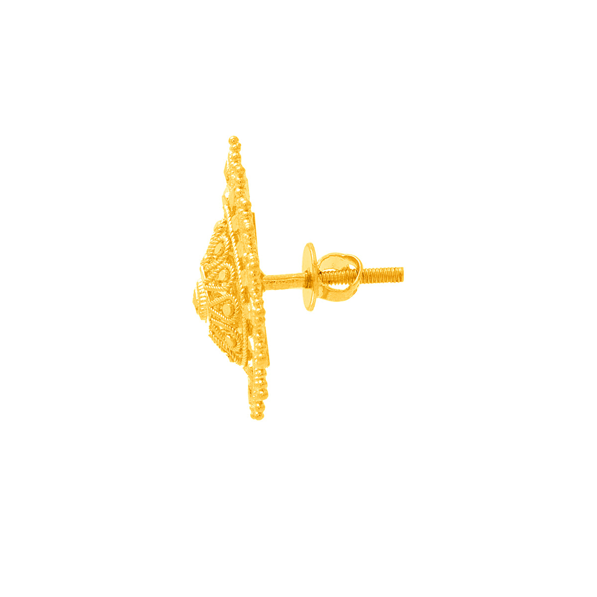 Classical Paisley Glow Gold Pendant Set