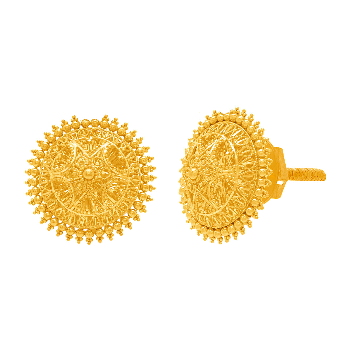 Captivating Elegance Gold Pendant Set