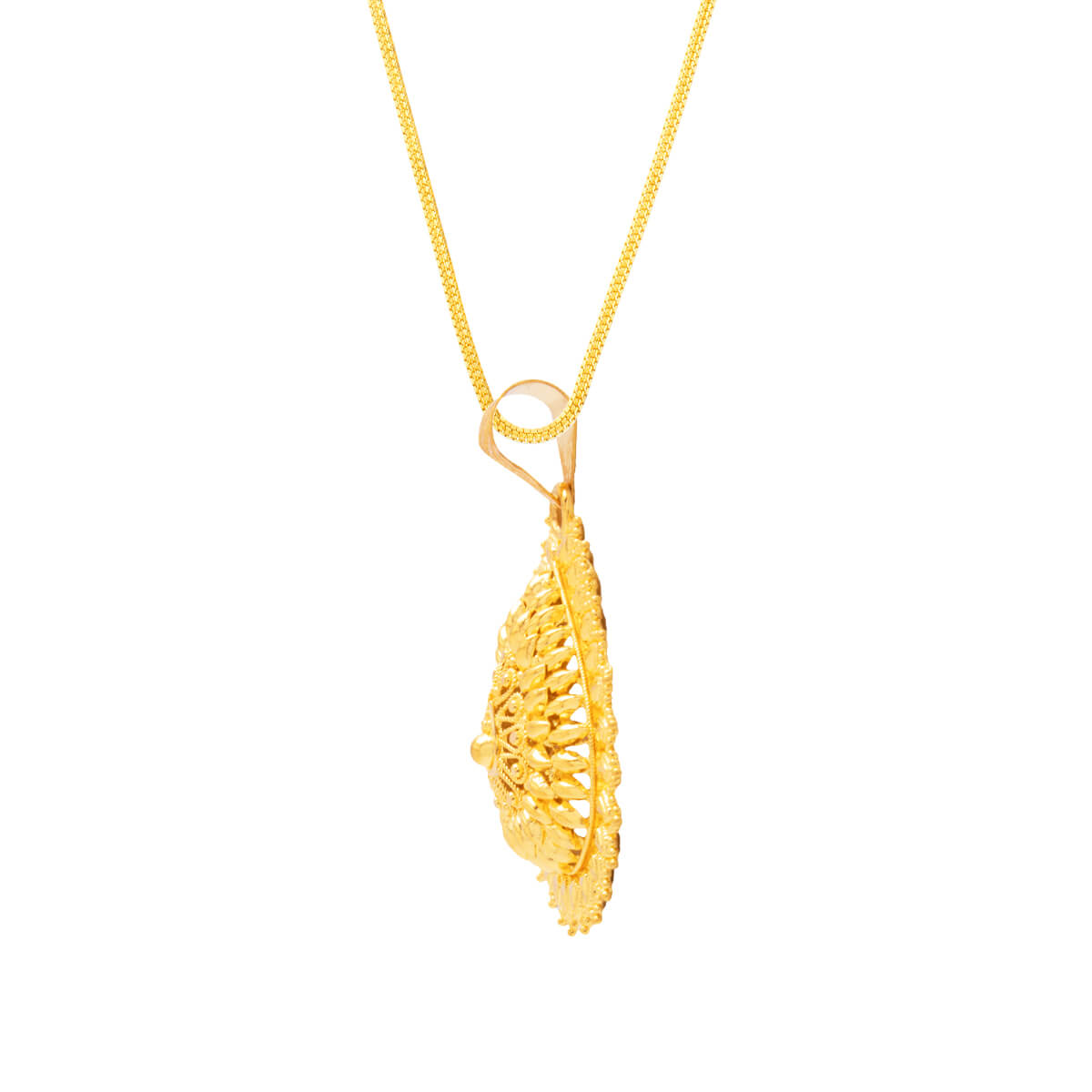 Alluring Charm Gold Pendant Set