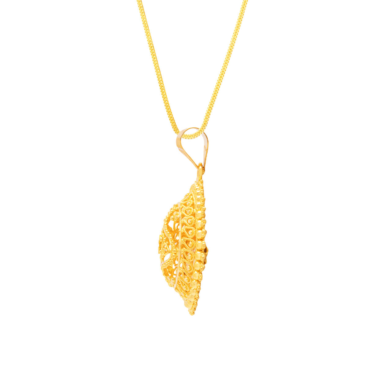 Captivating Glow Gold Pendant Set